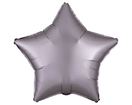 19in SATIN LUXE GREIGE STAR FOIL