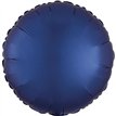 18in SATIN LUXE NAVY CIRCLE FOIL