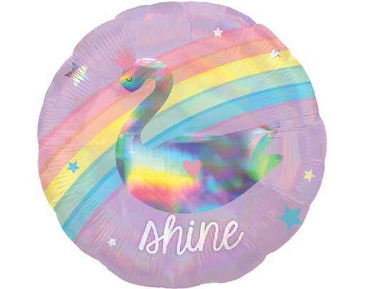 18in MAGICAL RAINBOW HOLO FOIL BALLOON