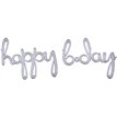 SCRIPT PHRASE HAPPY BDAY HOLOGRAPHIC FOIL