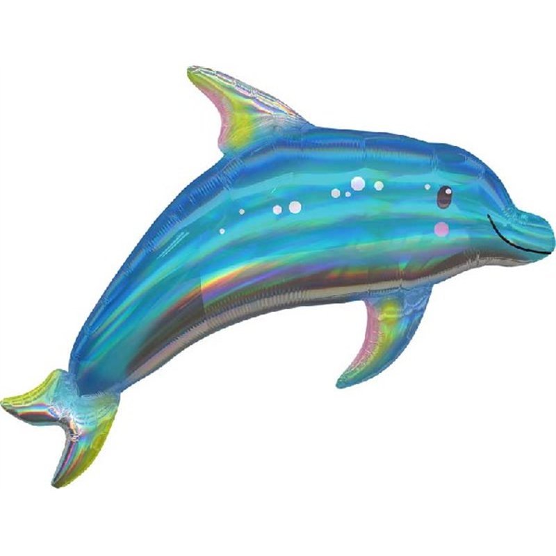 IRIDESCENT BLUE DOLPHIN SUPERSHAPE