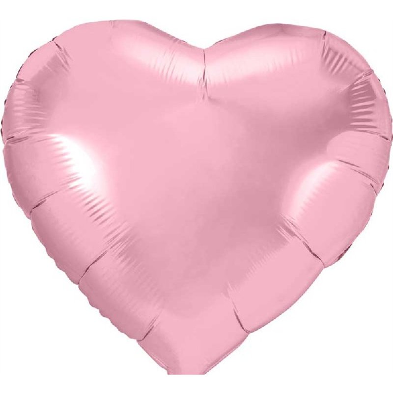 61cm LIGHT PINK HEART FOIL BALLOON