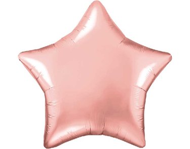 48cm ROSE GOLD STAR FOIL BALLOON