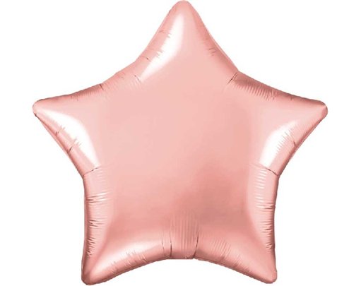 48cm ROSE GOLD STAR FOIL BALLOON