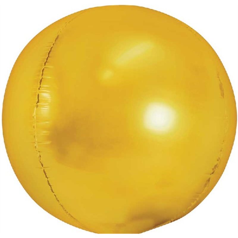40cm GOLD BALL SHAPE FOIL BALLOON