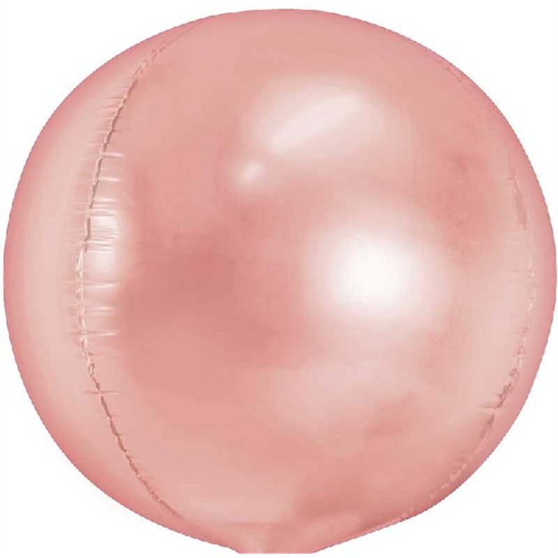 40cm ROSE GOLD BALL SHAPE FOIL BALLOON