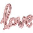 ROSE GOLD PHRASE LOVE AIR FILL FOIL BALLOON