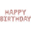 HAPPY BIRTHDAY ROSE GOLD AIR FILL FOIL BALLOON