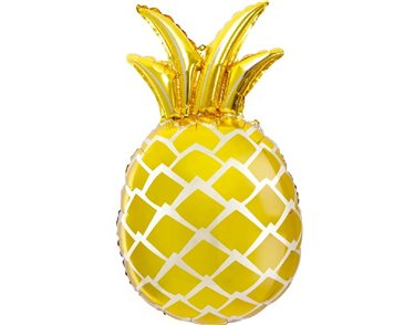 GOLD PINEAPPLE FOIL BALLOON
