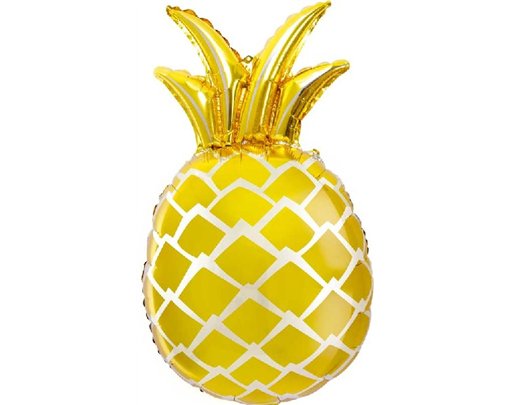 GOLD PINEAPPLE FOIL BALLOON