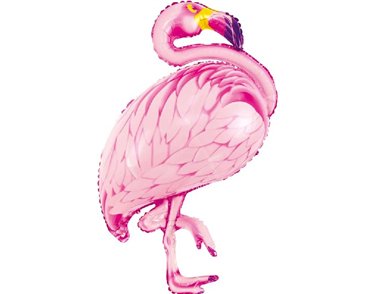 PINK FLAMINGO FOIL BALLOON