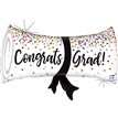 31in GRAD CONFETTI DIPLOMA FOIL BALLOON