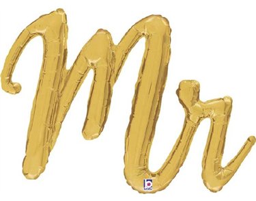 39in MR. SCRIPT FOIL BALLOON