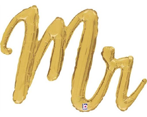 39in MR. SCRIPT FOIL BALLOON
