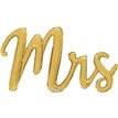 44in MRS. SCRIPT FOIL BALLOON