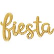 53in FIESTA GOLD FOIL SCRIPT BALLOON