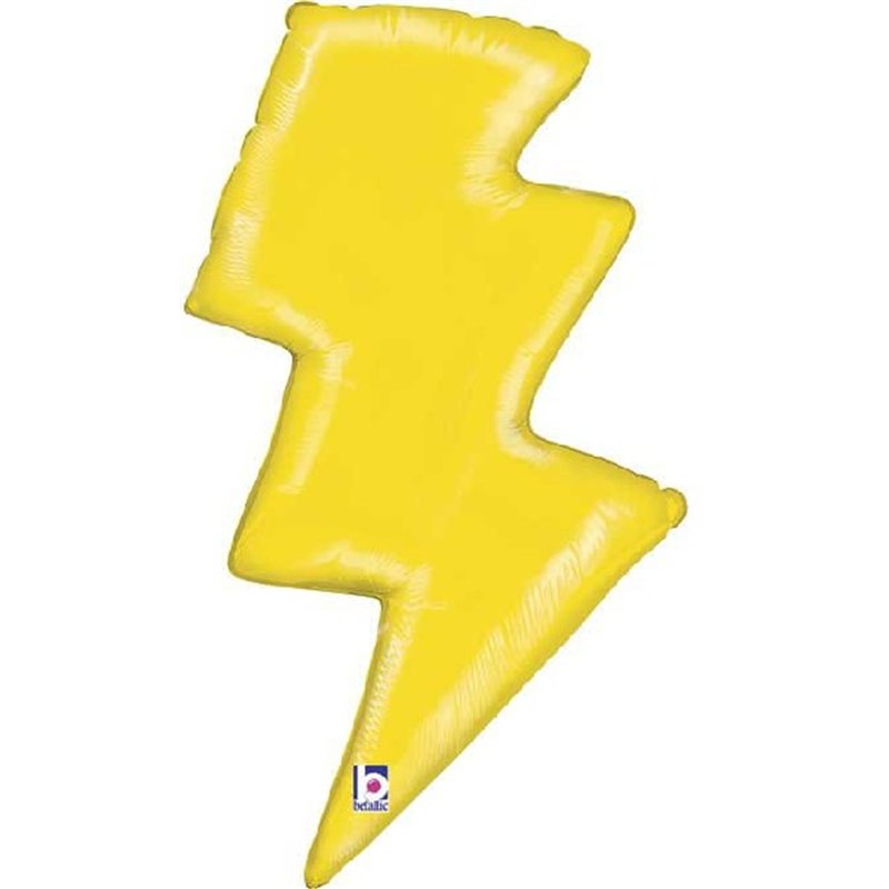 36in LIGHTNING BOLT FOIL BALLOON
