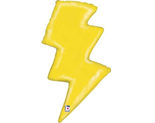 36in LIGHTNING BOLT FOIL BALLOON