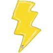 36in LIGHTNING BOLT FOIL BALLOON