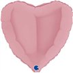 18in HEART MATTE PINK FOIL BALLOON