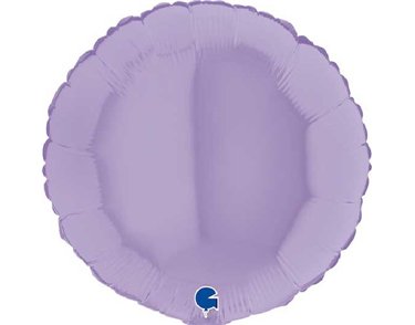 18in ROUND MATTE LILAC FOIL BALLOON