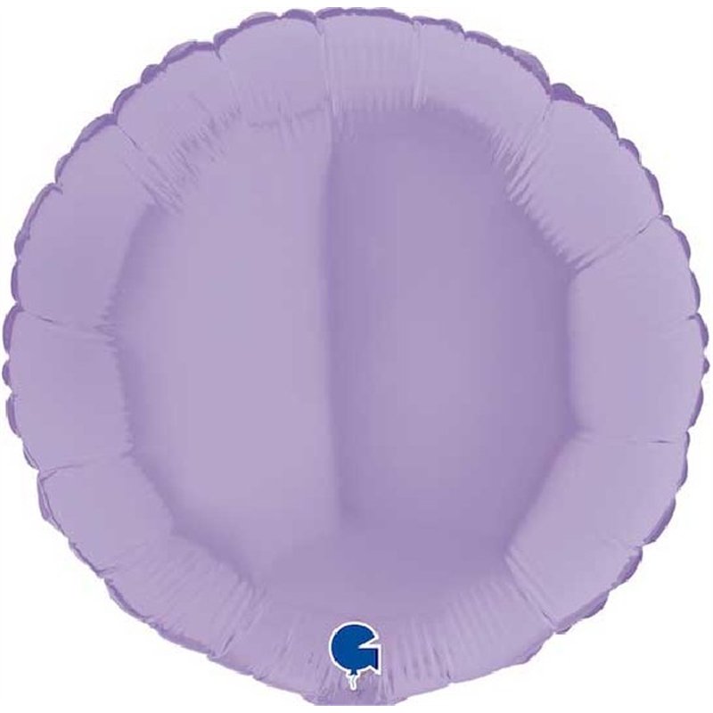 18in ROUND MATTE LILAC FOIL BALLOON