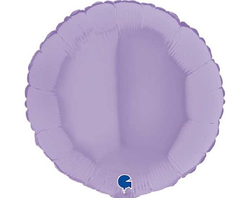 18in ROUND MATTE LILAC FOIL BALLOON