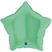 18in STAR MATTE GREEN FOIL BALLOON