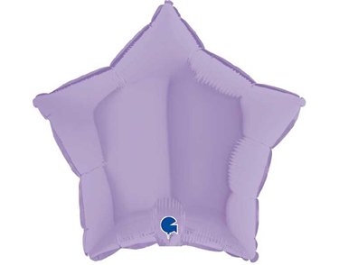 18in STAR MATTE LILAC FOIL BALLOON