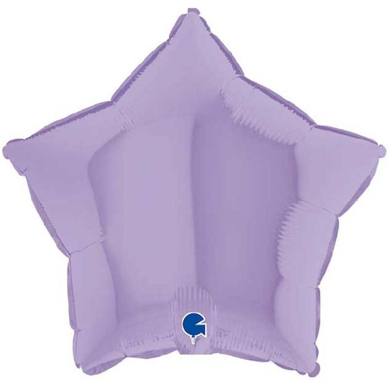 18in STAR MATTE LILAC FOIL BALLOON