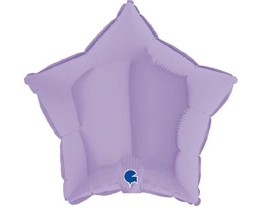 18in STAR MATTE LILAC FOIL BALLOON