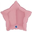 18in STAR MATTE PINK FOIL BALLOON