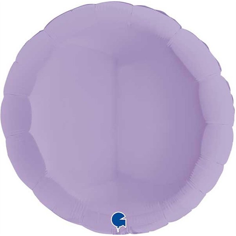 36in ROUND MATT LILAC FOIL BALLOON