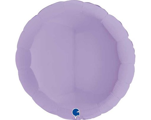 36in ROUND MATT LILAC FOIL BALLOON