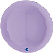 36in ROUND MATT LILAC FOIL BALLOON