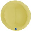 36in ROUND MATT YELLOW FOIL BALLOON