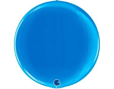 15in BLUE METALLIC GLOBE