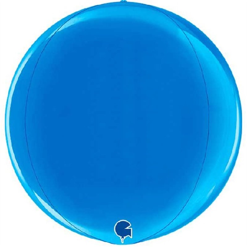 15in BLUE METALLIC GLOBE