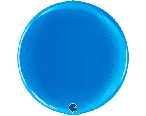 15in BLUE METALLIC GLOBE