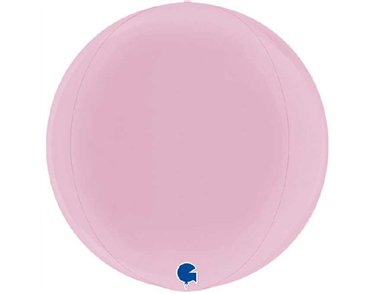 15in PASTEL PINK METALLIC GLOBE