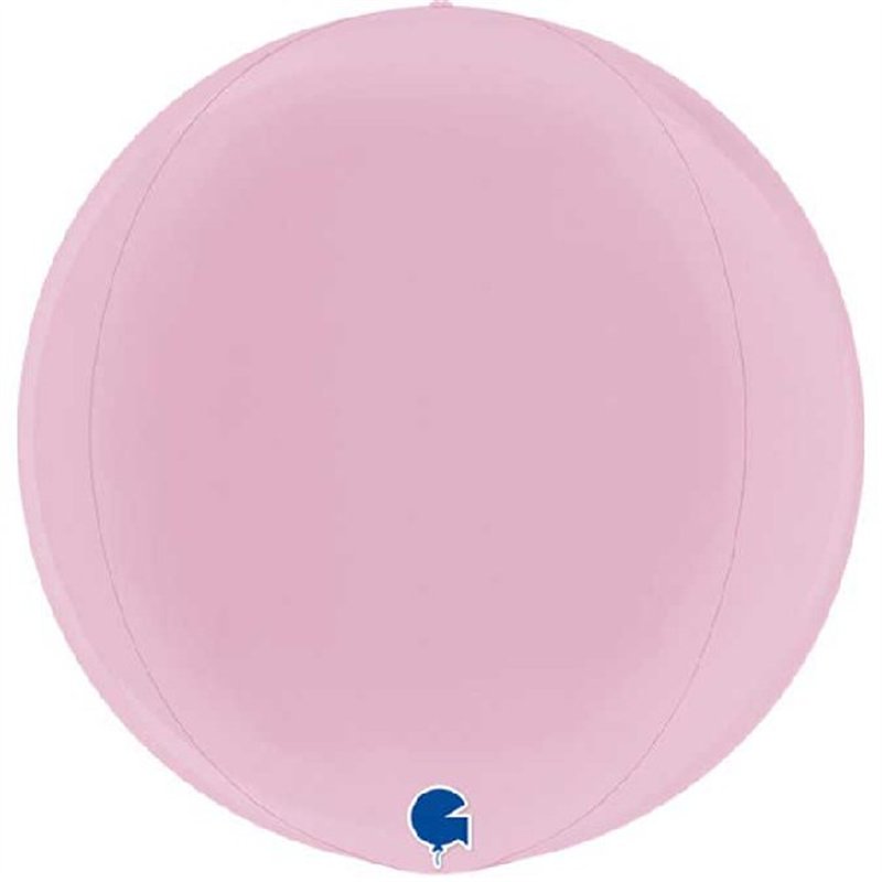 15in PASTEL PINK METALLIC GLOBE