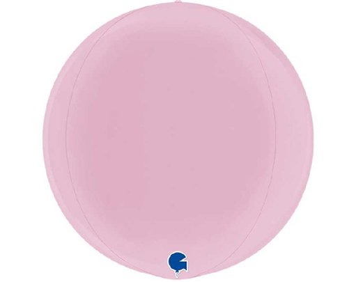 15in PASTEL PINK METALLIC GLOBE
