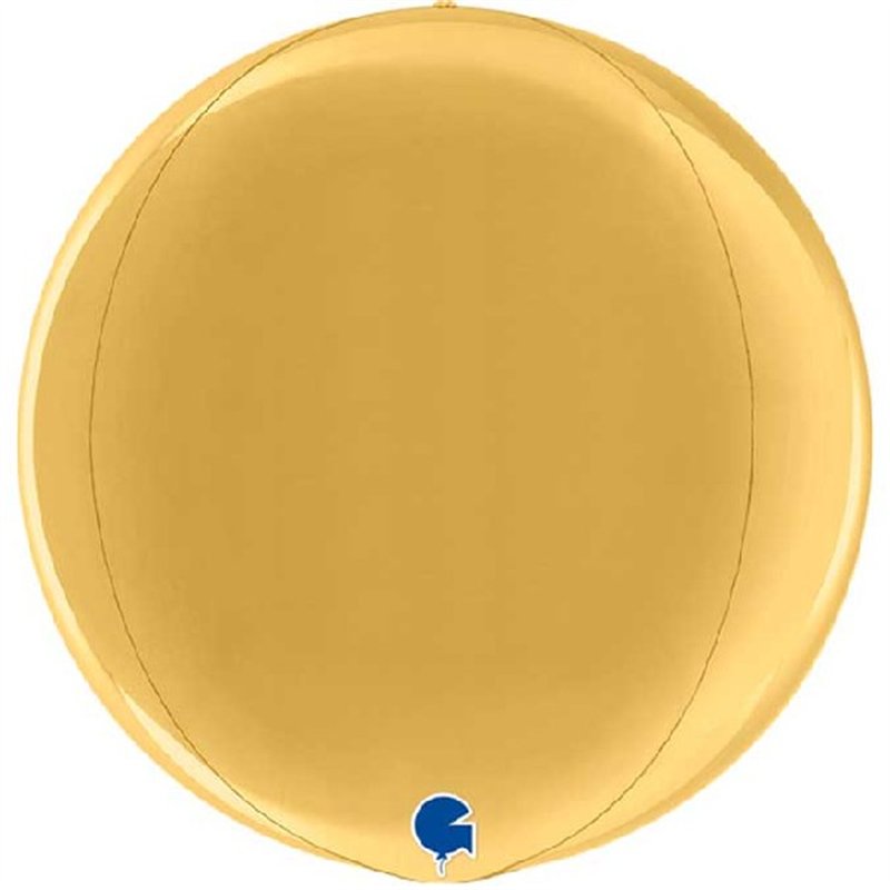 15in GOLD METALLIC GLOBE