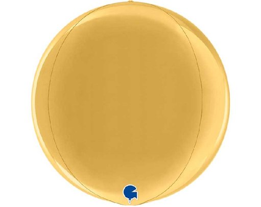 15in GOLD METALLIC GLOBE