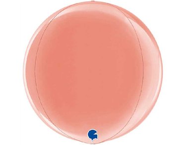 15in ROSE GOLD METALLIC GLOBE