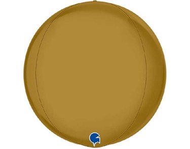 15in SATIN GOLD GLOBE