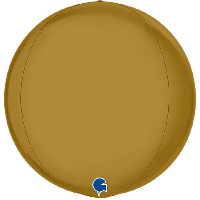 15in SATIN GOLD GLOBE