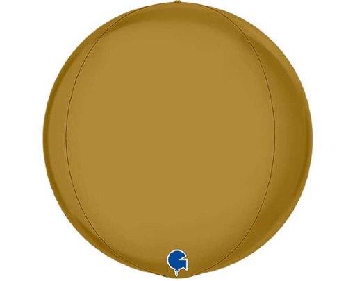 15in SATIN GOLD GLOBE