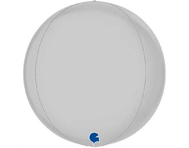 15in SATIN WHITE GLOBE