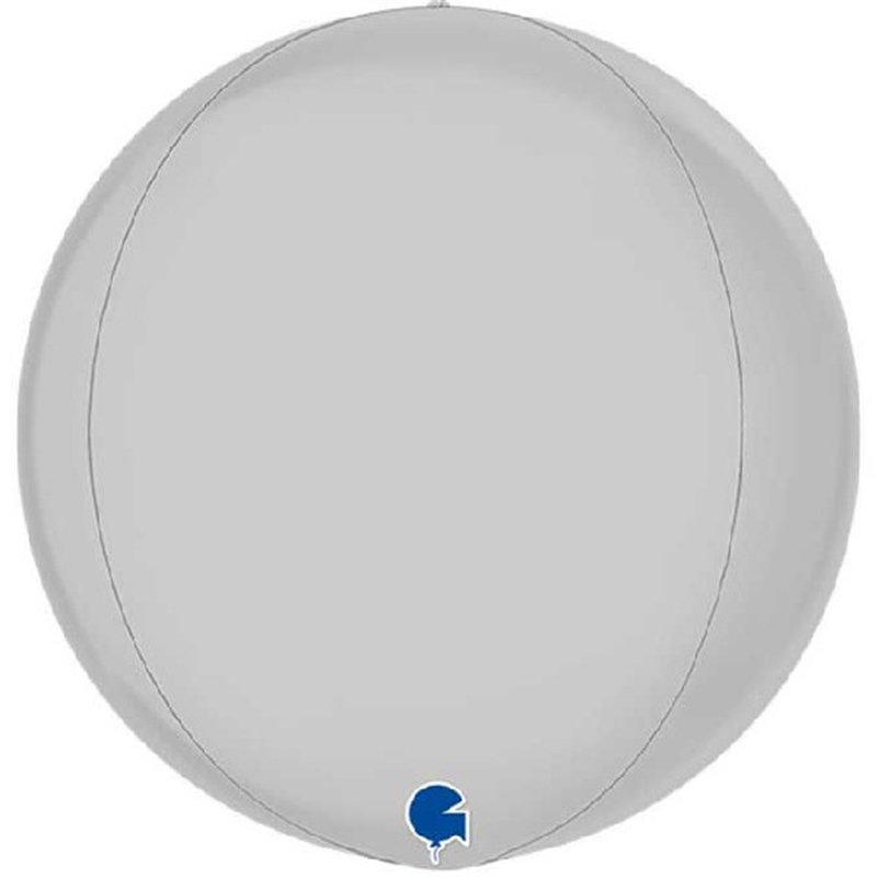 15in SATIN WHITE GLOBE